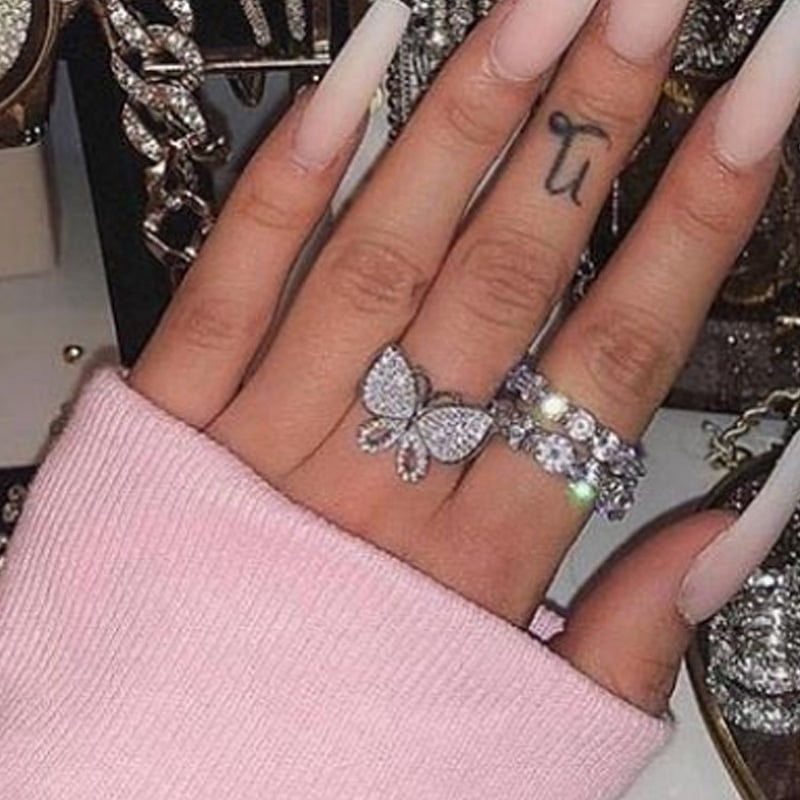 Colorful Butterfly Ring