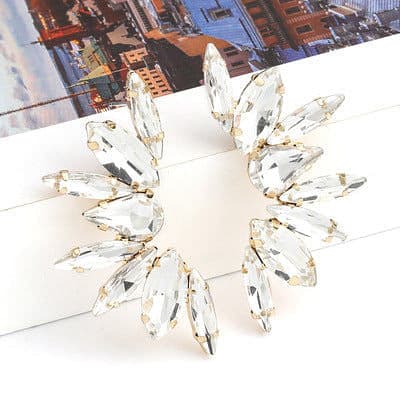 Crystal Petal Earrings