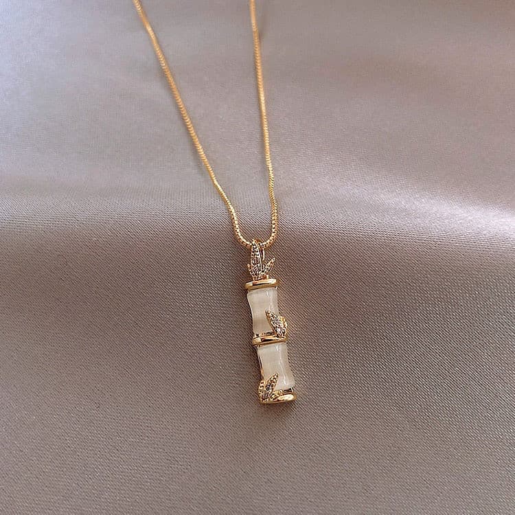 Bamboo Pendent Necklace
