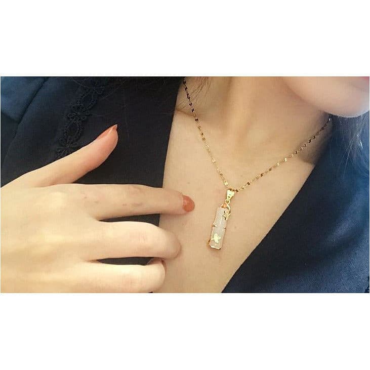 Bamboo Pendent Necklace