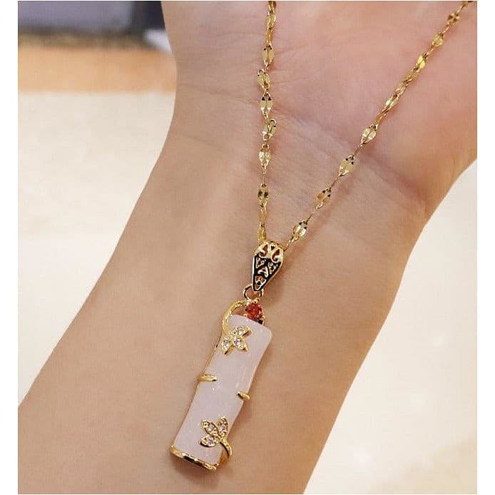 Bamboo Pendent Necklace